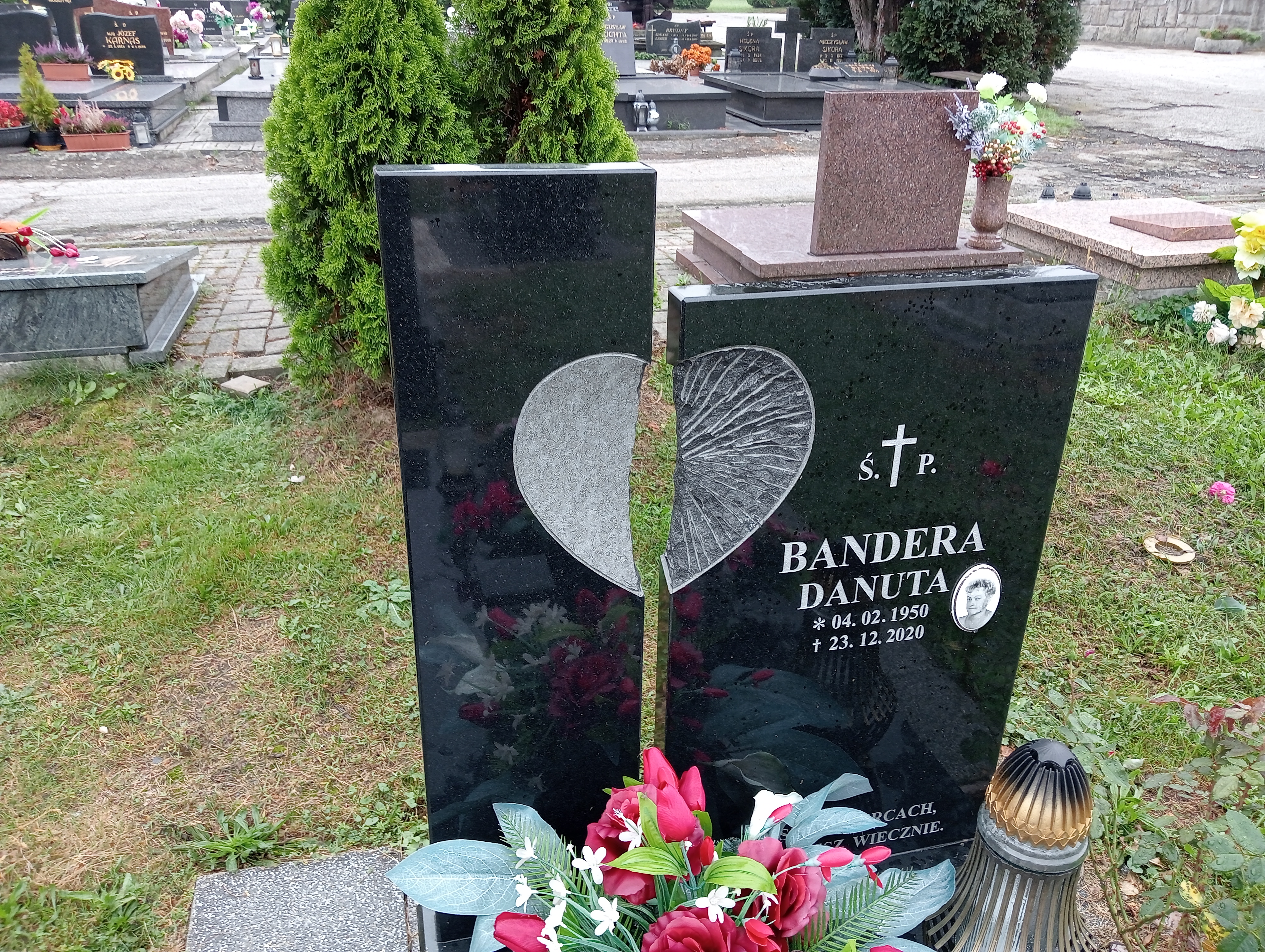 Danuta Bandera 1950 Ustroń - Grobonet - Wyszukiwarka osób pochowanych