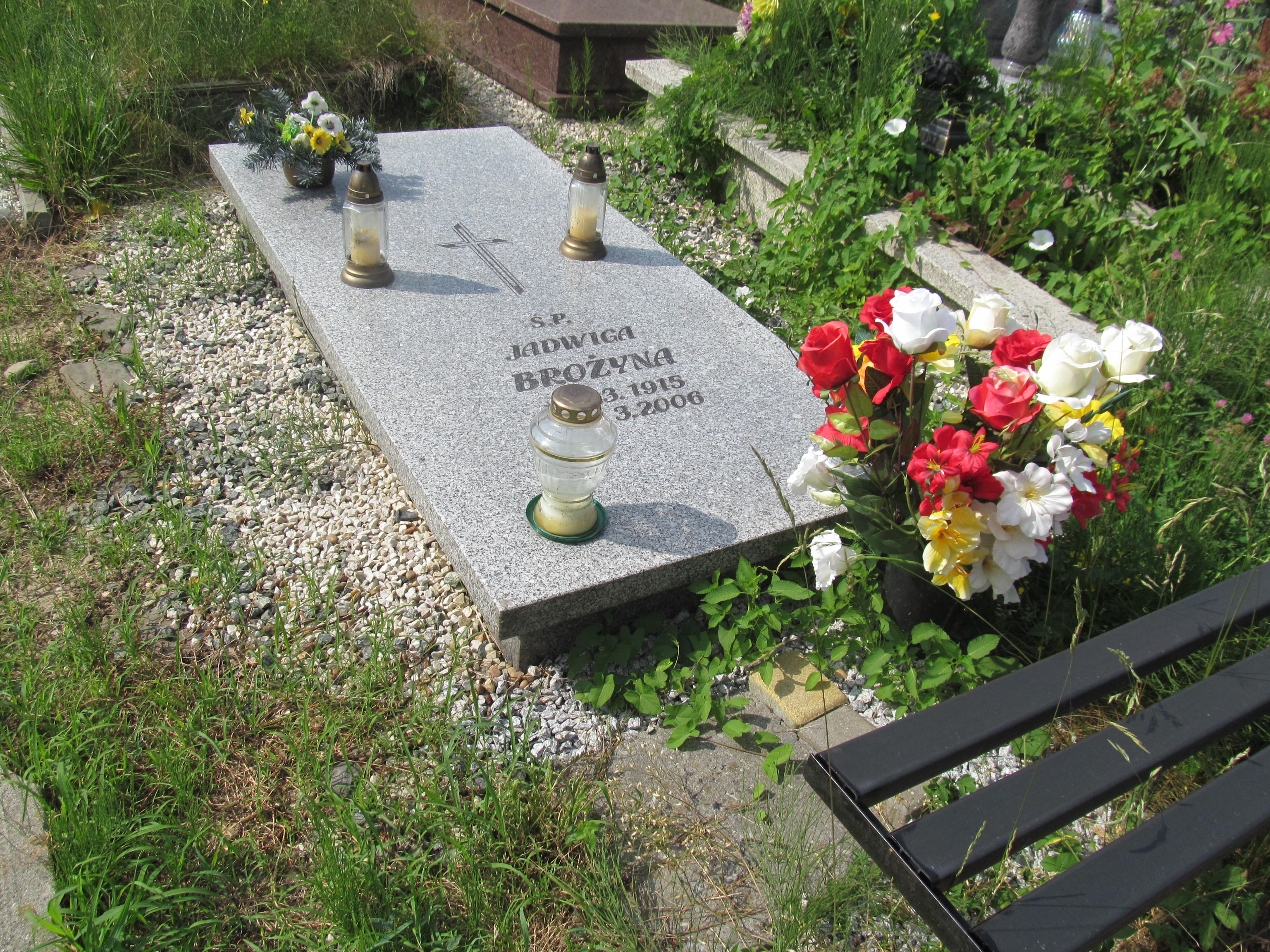 Grób Jadwiga Brożyna